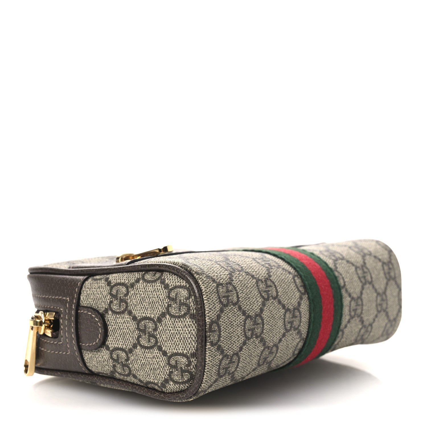 Gucci GG Supreme Monogram Web Small Ophidia Belt Bag 75 30 Dark Brown 4 of 10