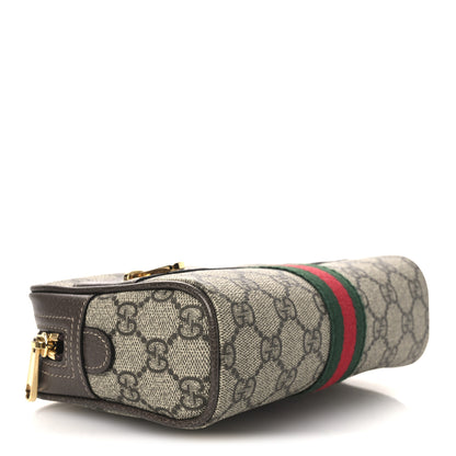 Gucci GG Supreme Monogram Web Small Ophidia Belt Bag 75 30 Dark Brown 4 of 10