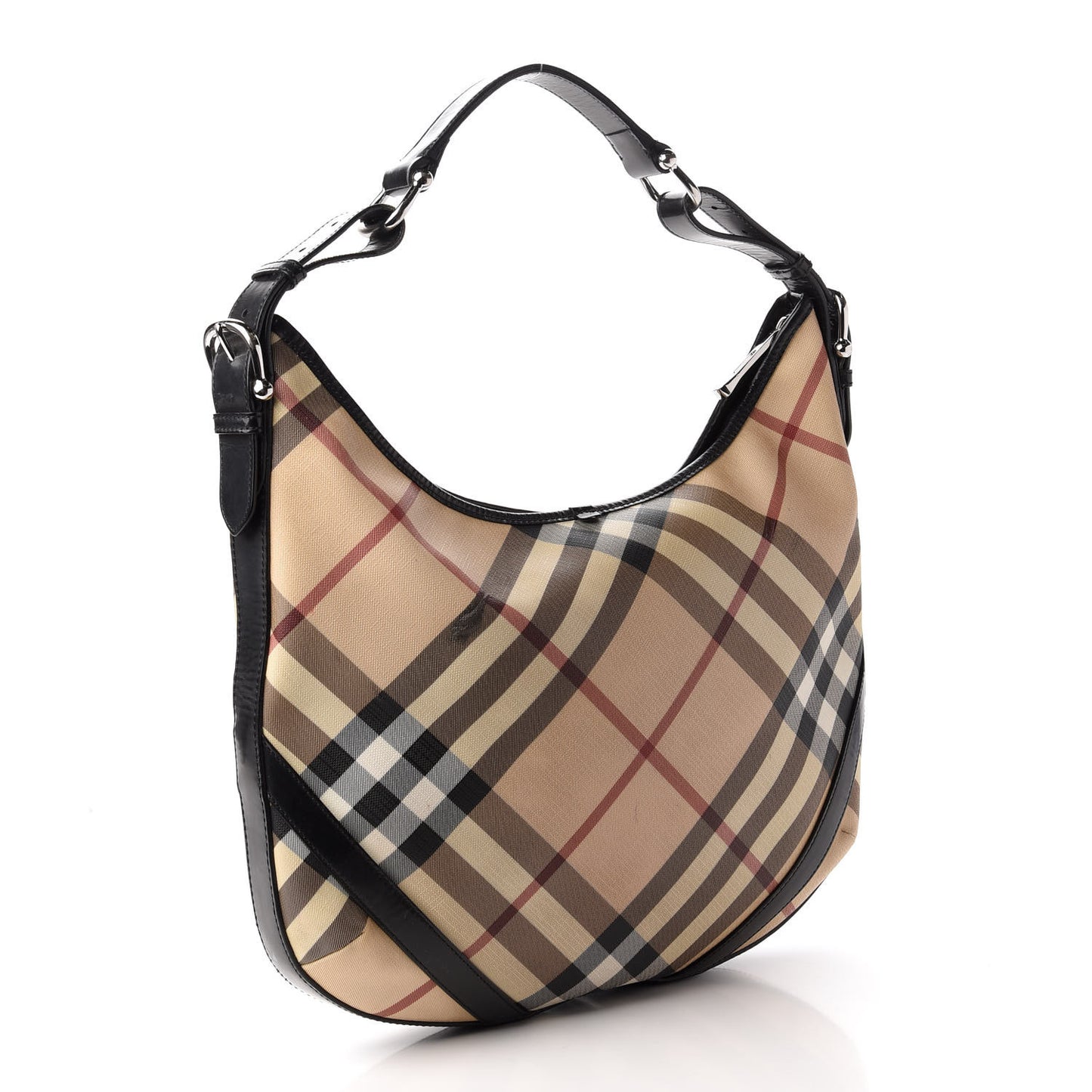Supernova Check Large Larkin Hobo Black