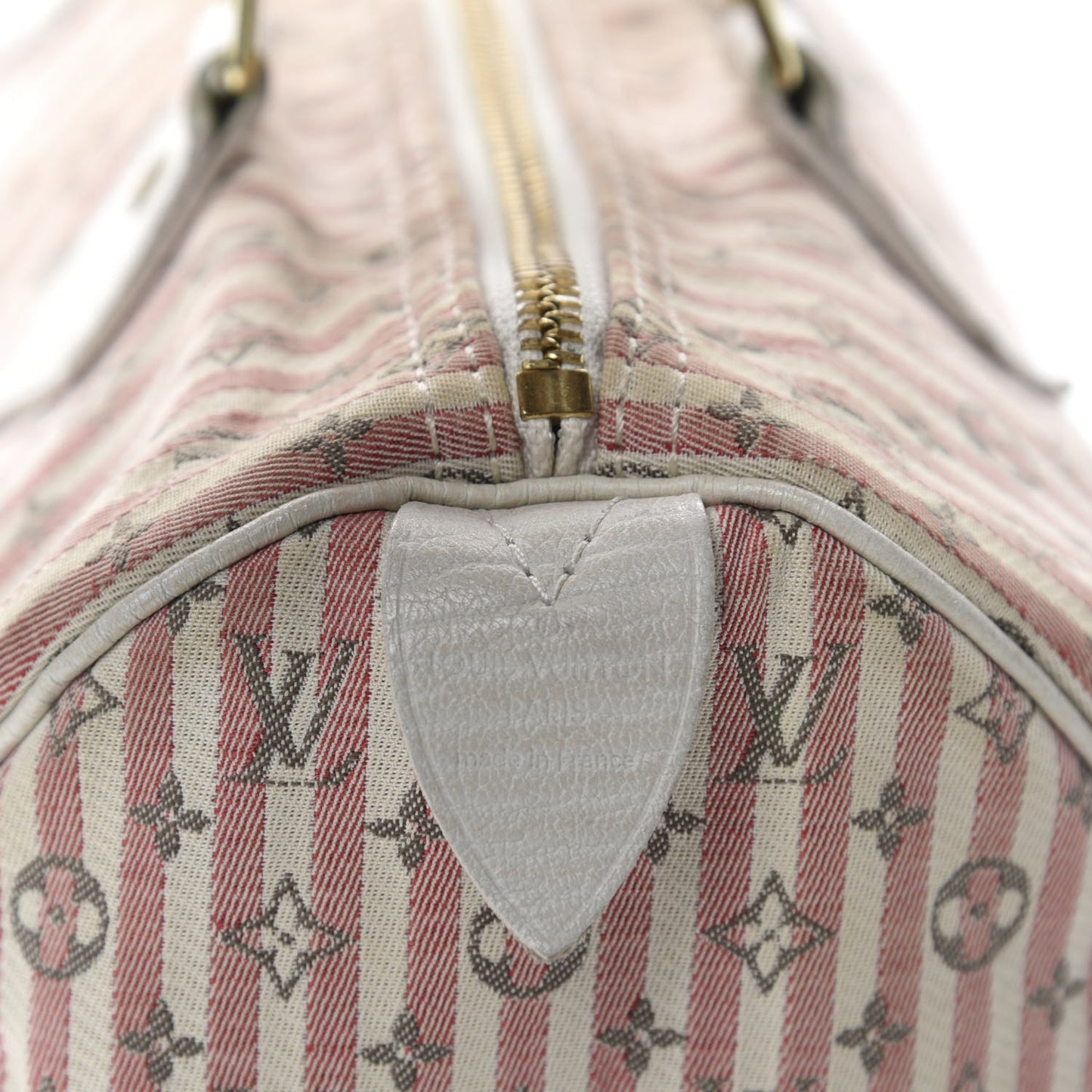 Mini Lin Croisette Speedy 30 Rouge