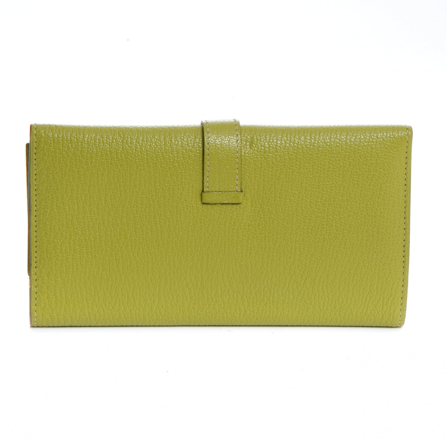 Hermes Chevre Mysore Bearn Wallet Vert Anis 3 of 8