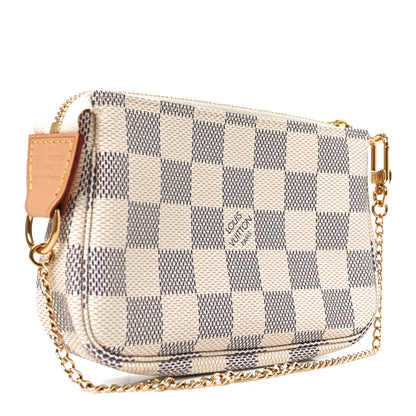 Louis Vuitton Damier Azur Mini Pochette Accessories 3 of 9