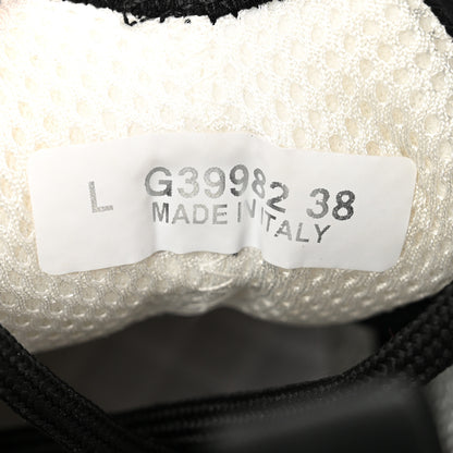 Chanel Suede Calfskin Mixed Fibers CC Sneakers 38 White Black 8 of 9