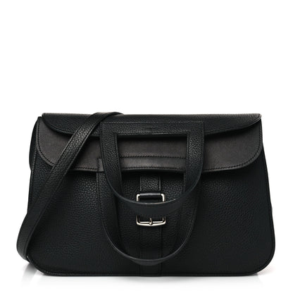 Hermes Taurillon Clemence Halzan 31 GM Black 1 of 10