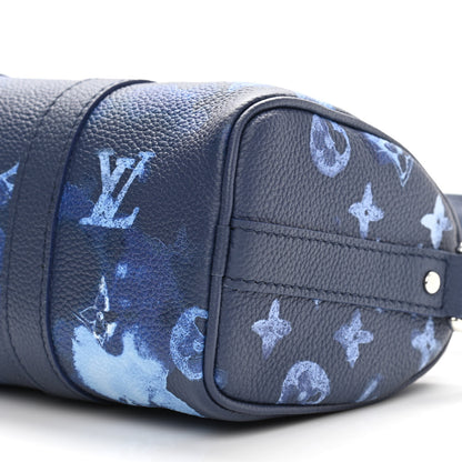 Louis Vuitton Monogram Ink Watercolor Keepall XS Blue 9 of 9