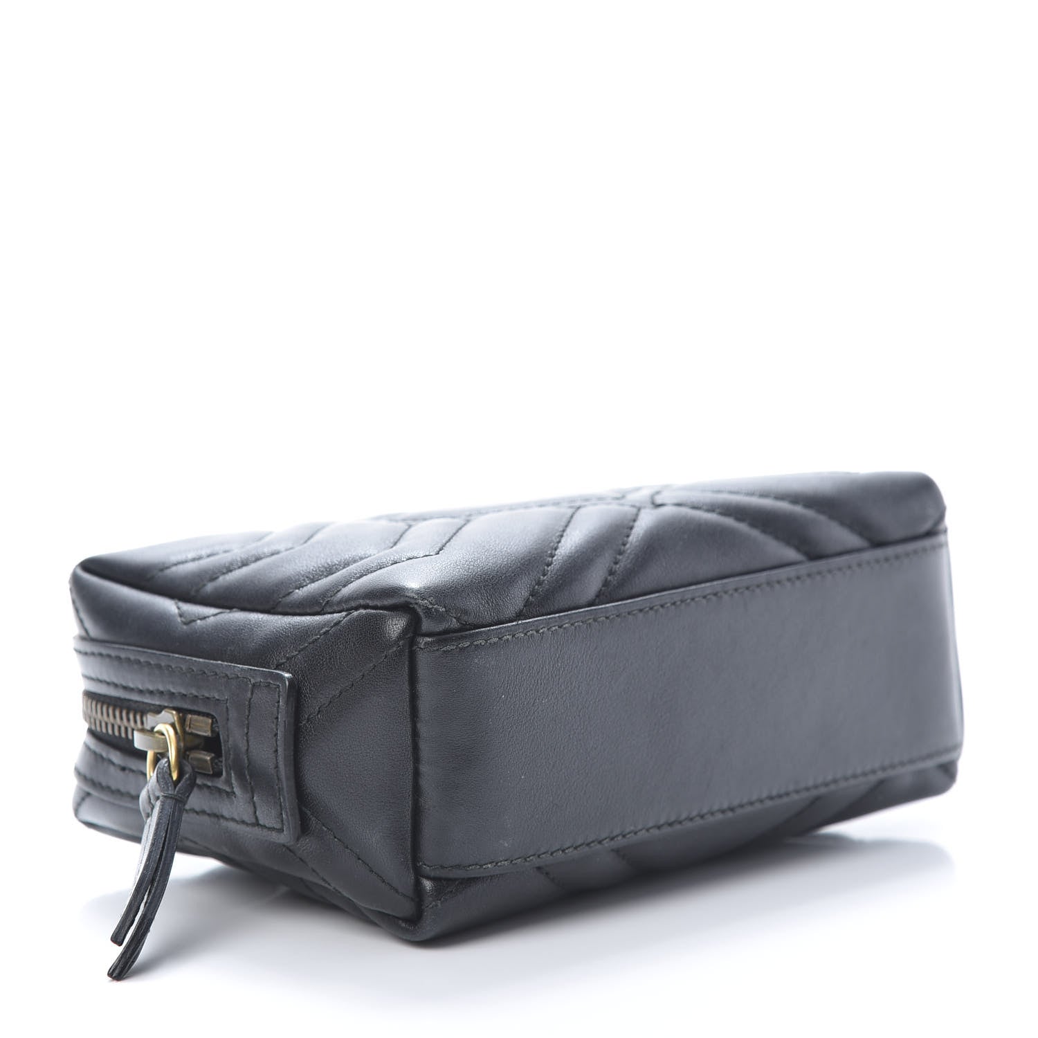 Gucci Calfskin Matelasse GG Marmont Cosmetic Case Black 4 of 10