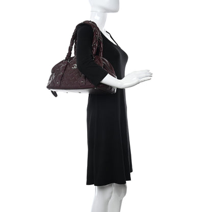 Chanel Distressed Lambskin Vintage Ligne Lady Braid Tote Brown 2 of 10