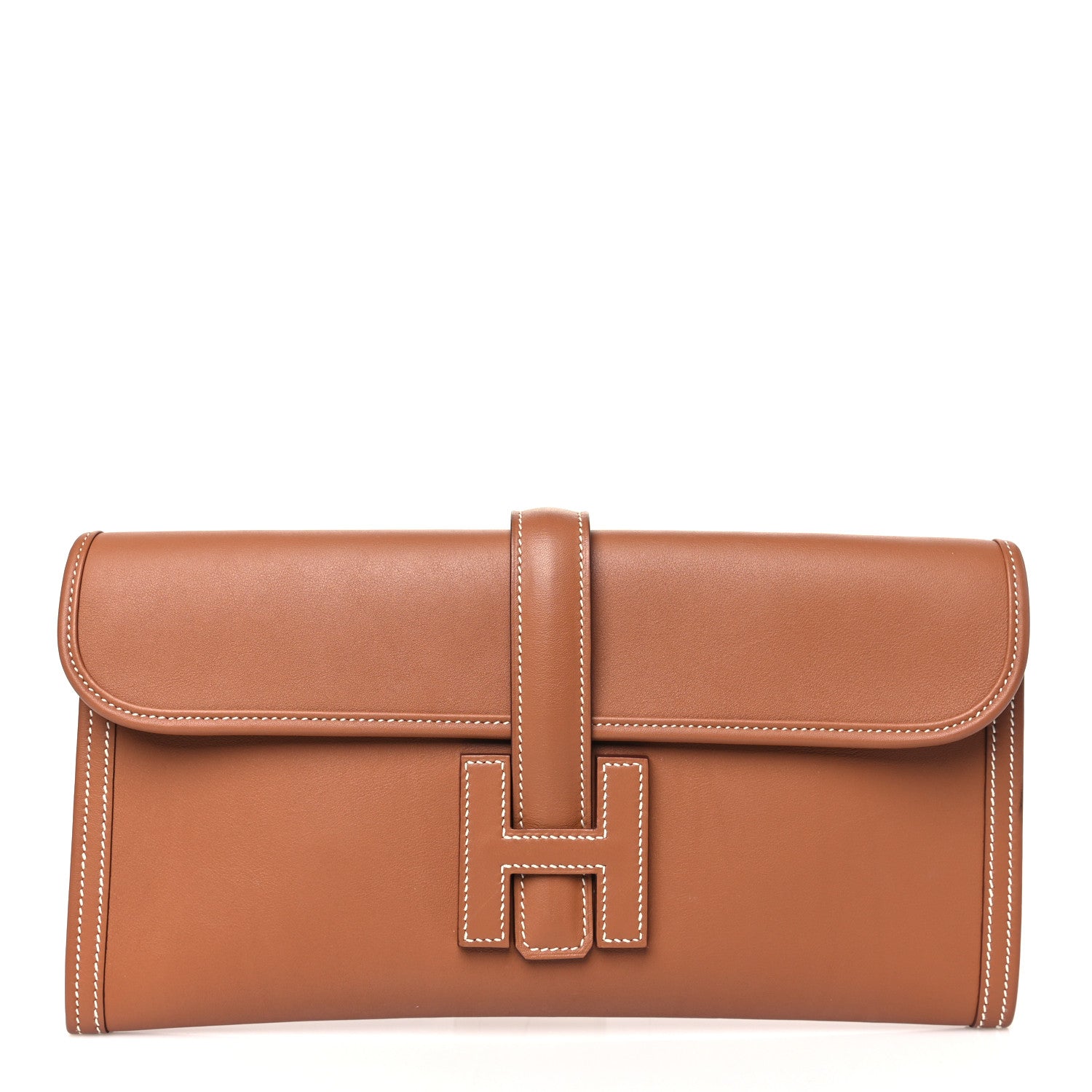 Hermes Swift Jige Elan 29 Clutch Gold 1 of 8