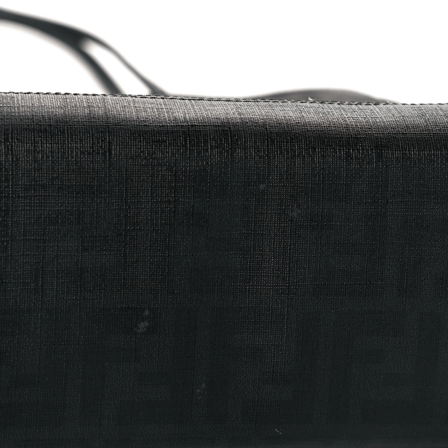 Fendi Mesh Glazed Fabric FF 1974 Tote Black 13 of 14
