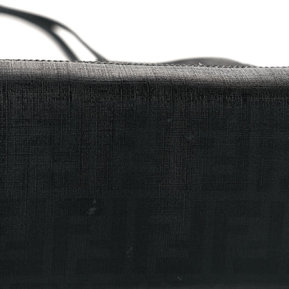 Fendi Mesh Glazed Fabric FF 1974 Tote Black 13 of 14