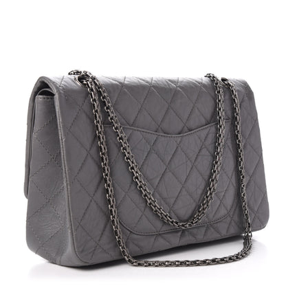 Chanel Aged Calfskin Quilted 2.55 Reissue 227 Flap Grey 4 of 11