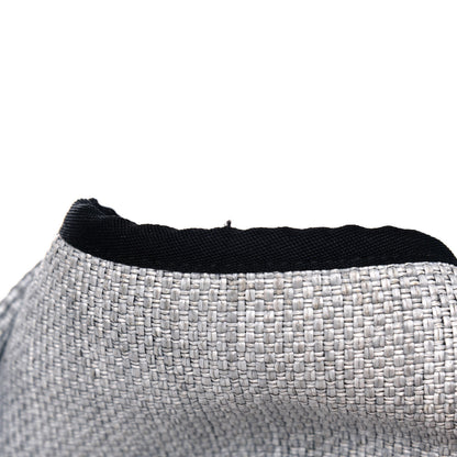 Chanel Woven Straw Raffia Medium Deauville Tote Grey 9 of 9