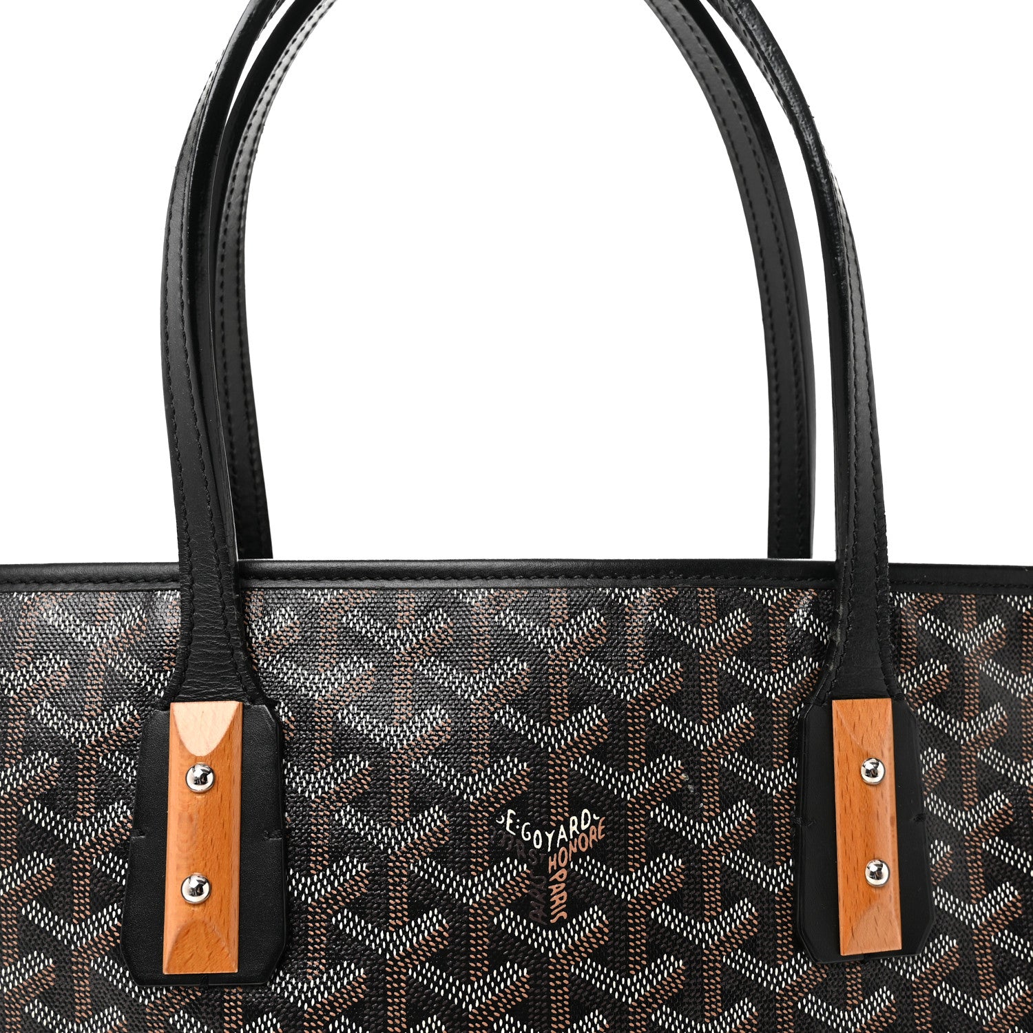 Goyard Goyardine Marquises Tote Black 7 of 9