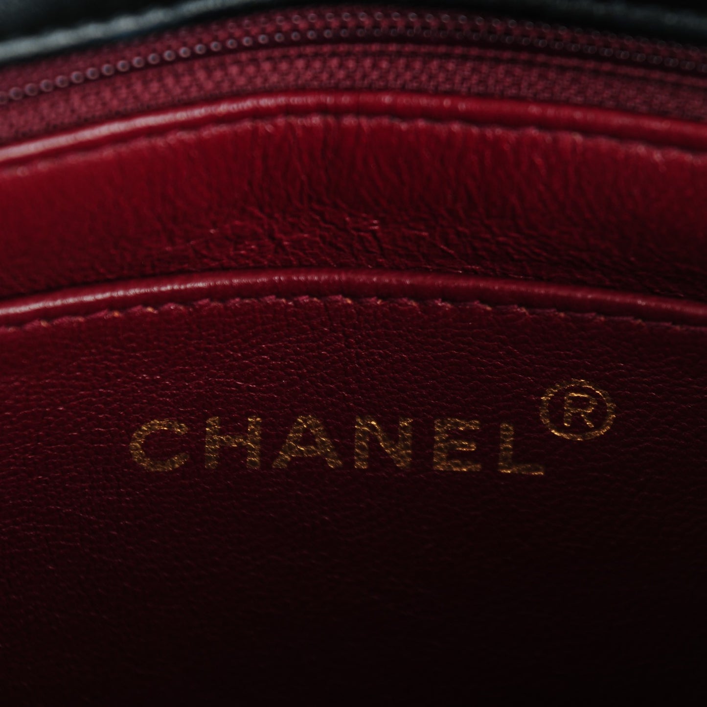 Lambskin Quilted Mini Square Flap Black
