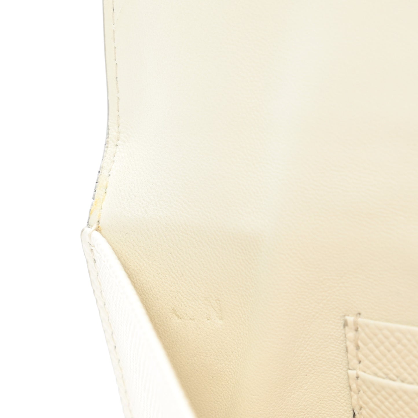 Saffiano Envelope Clutch White