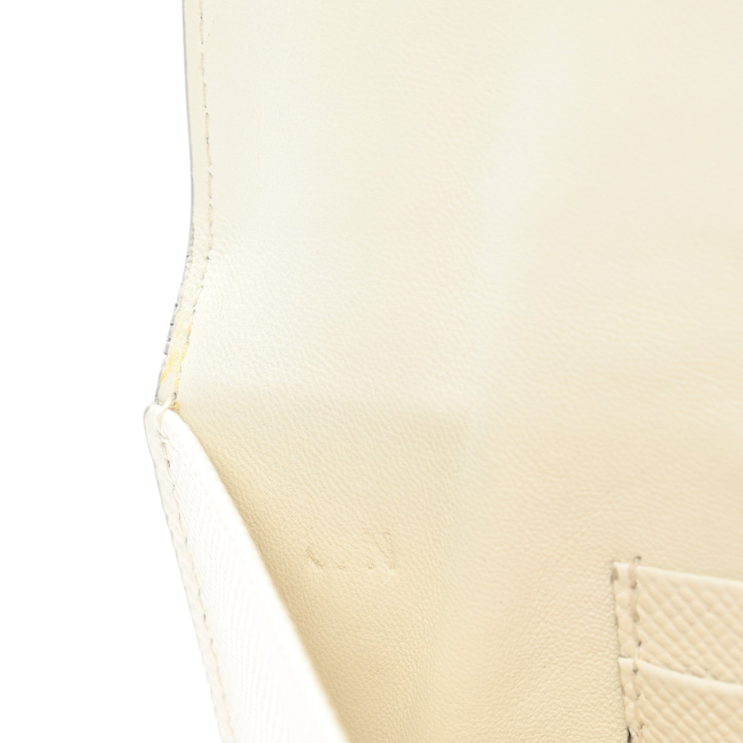 Prada Saffiano Envelope Clutch White 7 of 8