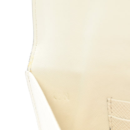 Prada Saffiano Envelope Clutch White 7 of 8