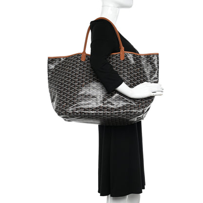 Goyard Goyardine Saint Louis GM Black Gold 2 of 9