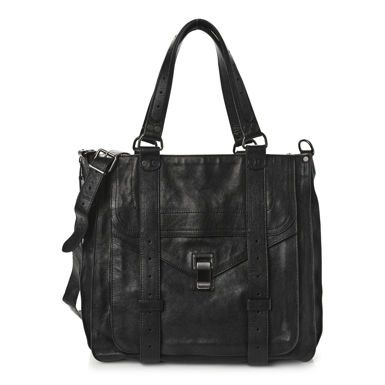 Proenza Schouler Lambskin PS1 Tote Black 1 of 8