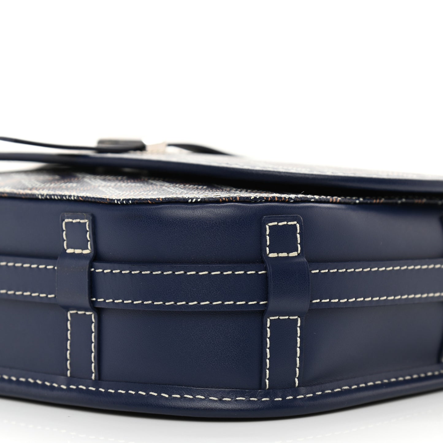 Goyardine Belvedere II PM Messenger Bag Navy