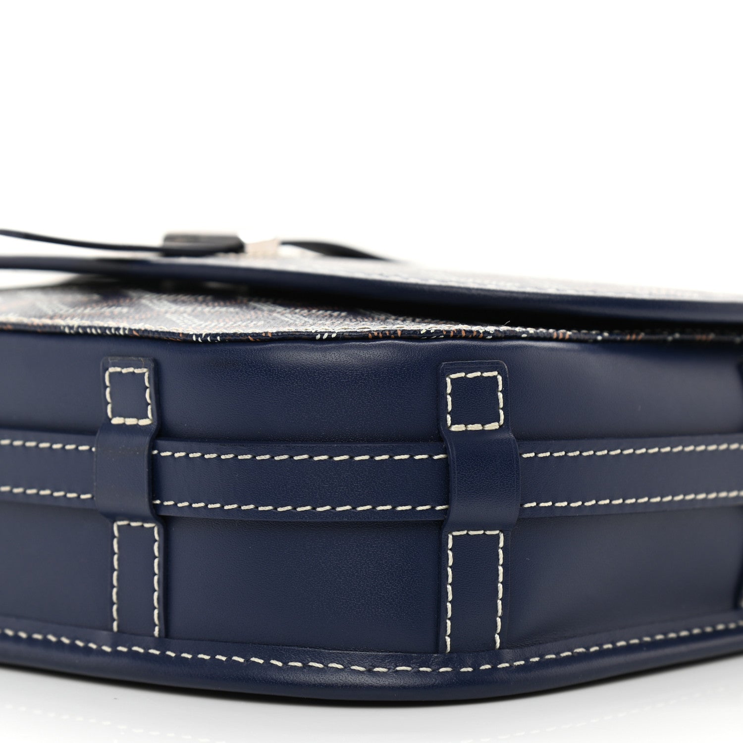 Goyard Goyardine Belvedere II PM Messenger Bag Navy 9 of 9