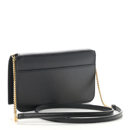 Saint Laurent Smooth Calfskin Monogram Phone Holder Crossbody Black 3 of 13