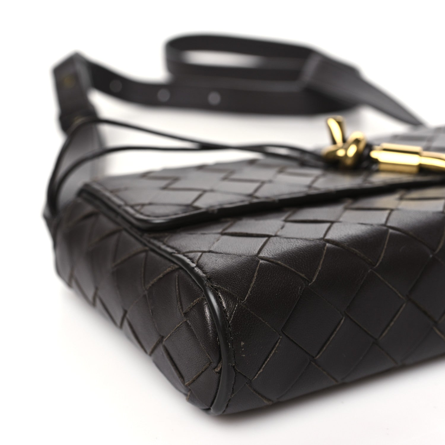 Bottega Veneta Nappa Intrecciato Mini Andiamo Crossbody Bag Fondant 8 of 11