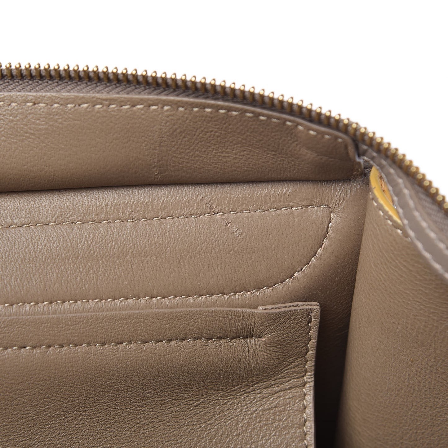 Smooth Calfskin Medium Tri-Color Trapeze Butter