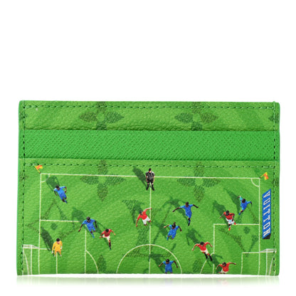 Louis Vuitton Monogram Double Card Holder Soccer Green 1 of 6