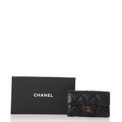 Chanel Caviar Quilted 6 Key Holder Black 11 of 11