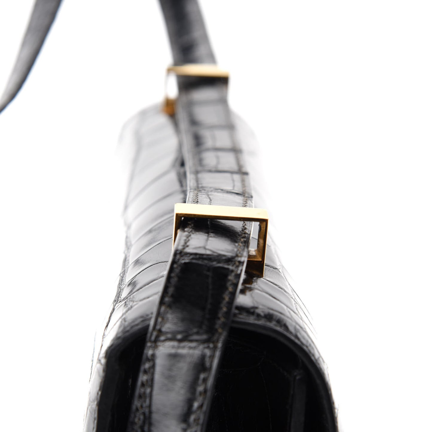Shiny Alligator Constance 23 Black