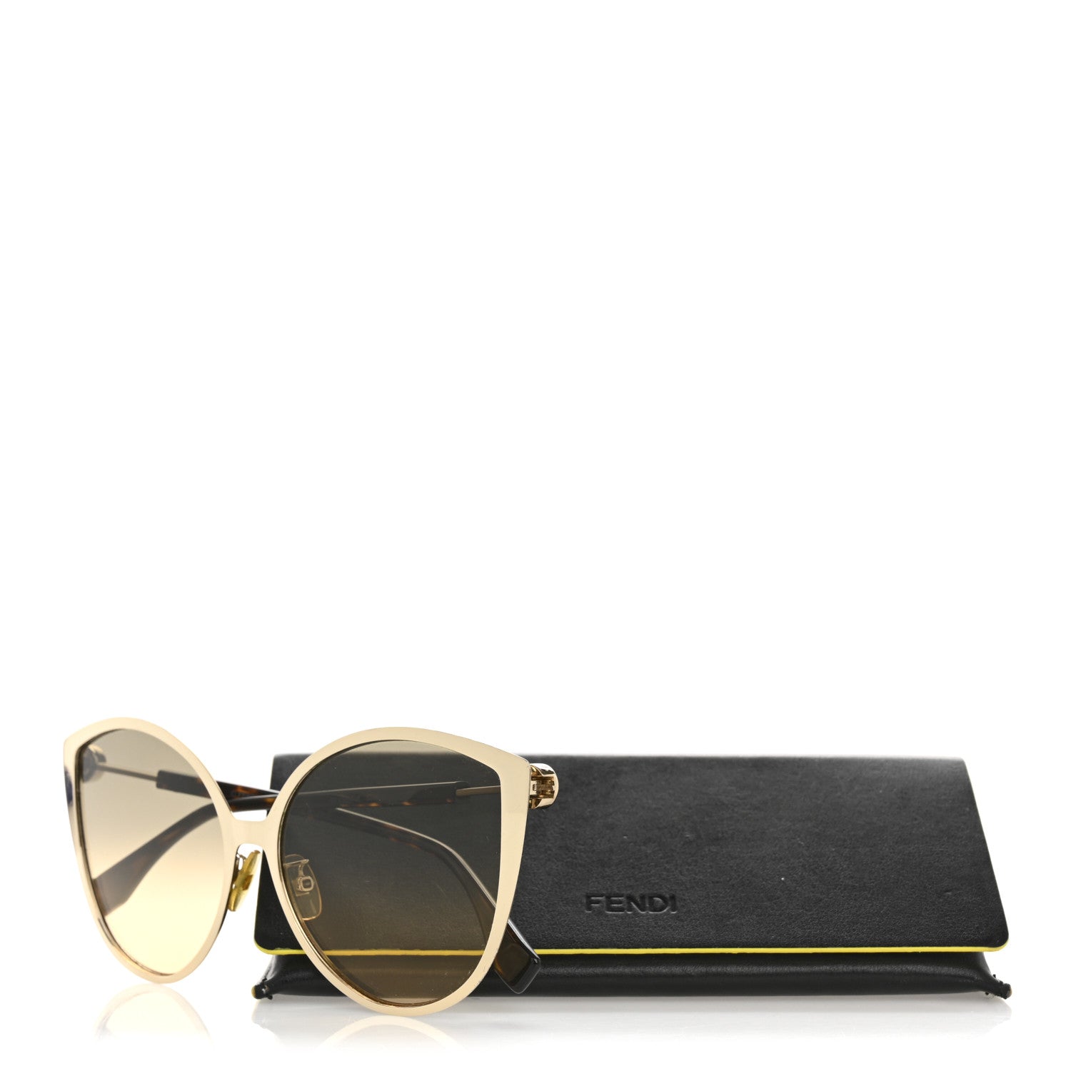Fendi Cat Eye F is Fendi Sunglasses FF 0395/F/S Tortoise 10 of 10