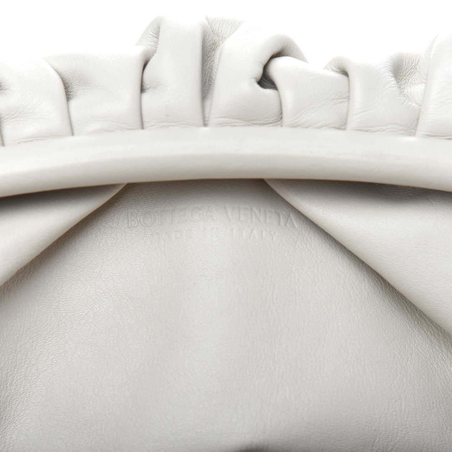 Smooth Butter Calf The Pouch Oversized Clutch Mist