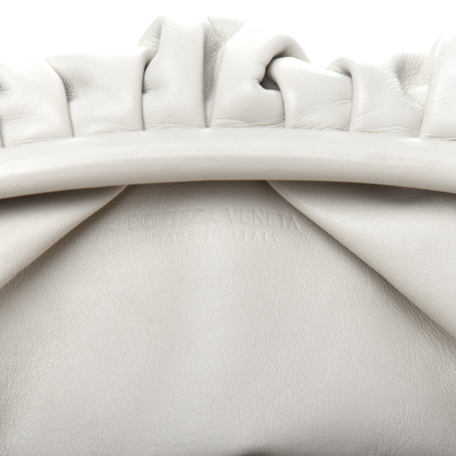 Bottega Veneta Smooth Butter Calf The Pouch Oversized Clutch Mist 5 of 8