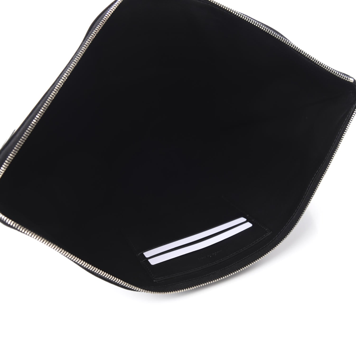 Celine Calfskin Large Made In Clutch Pouch Black 5 of 6