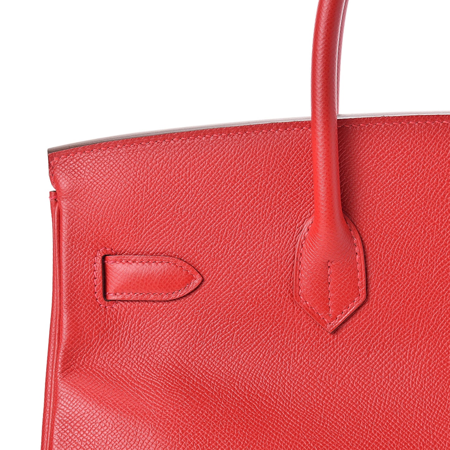 Epsom Birkin 35 Rouge Casaque