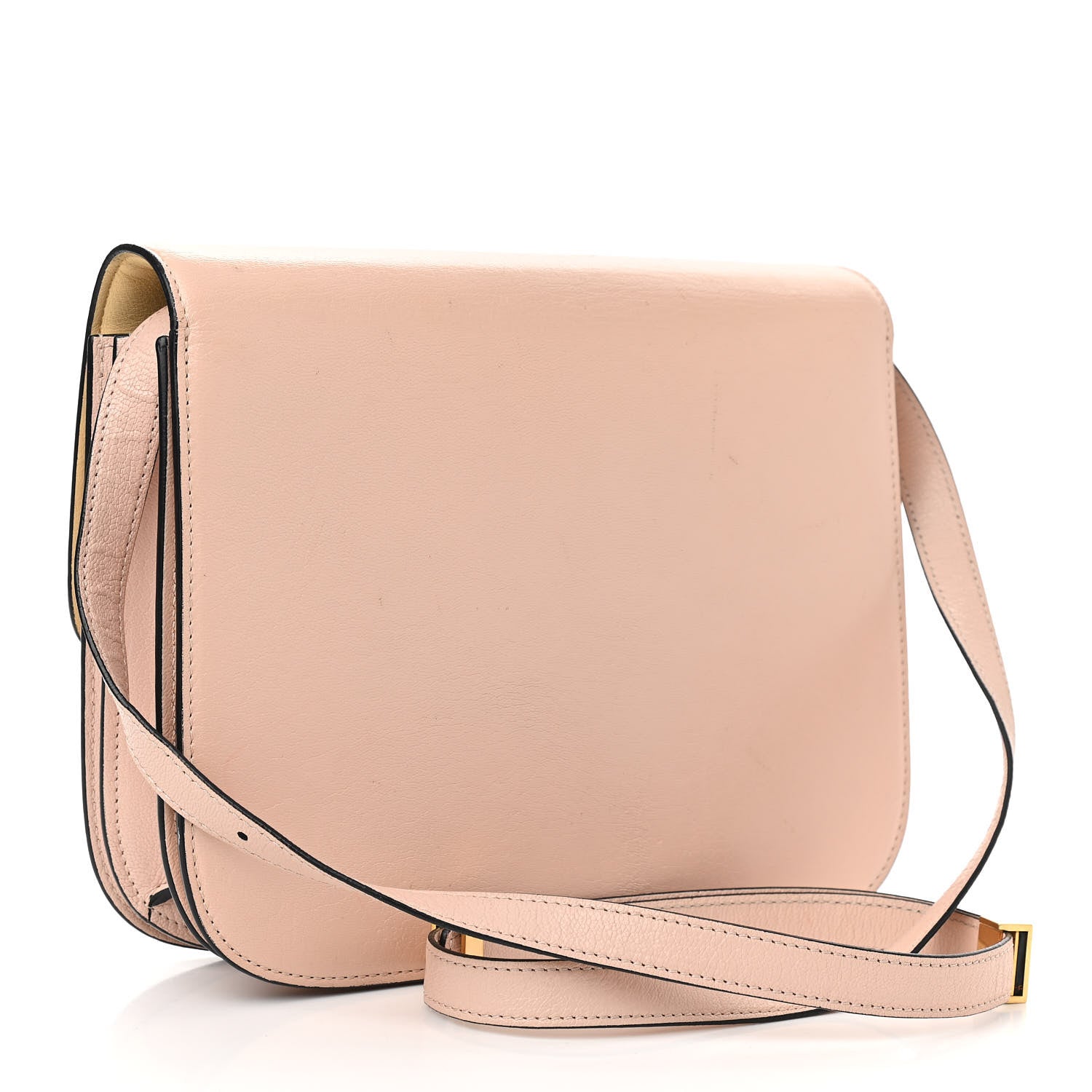 Celine Shiny Goatskin Medium Classic Box Flap Bag Blush 2 of 17