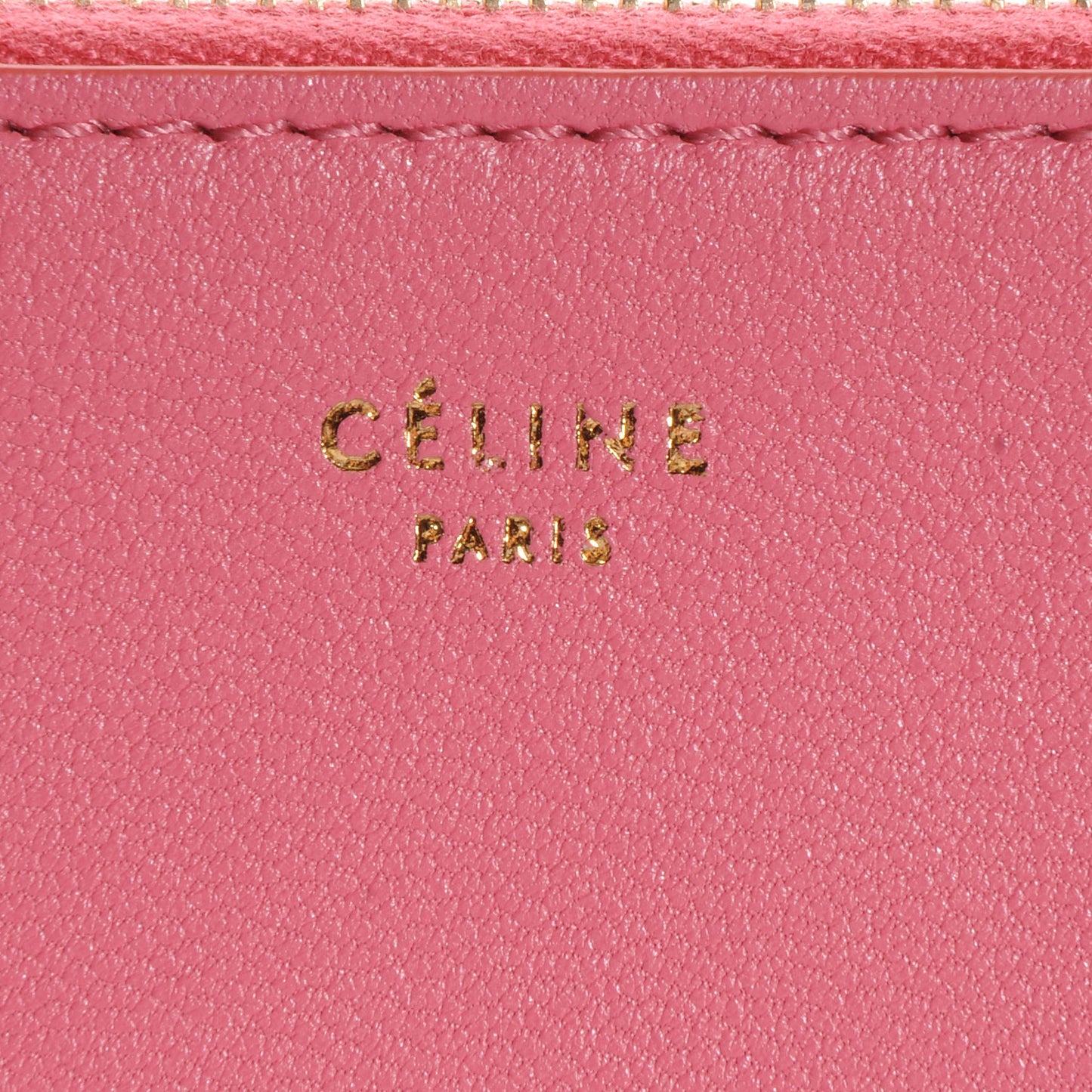 Lambskin Bi-Color Solo Clutch Rust