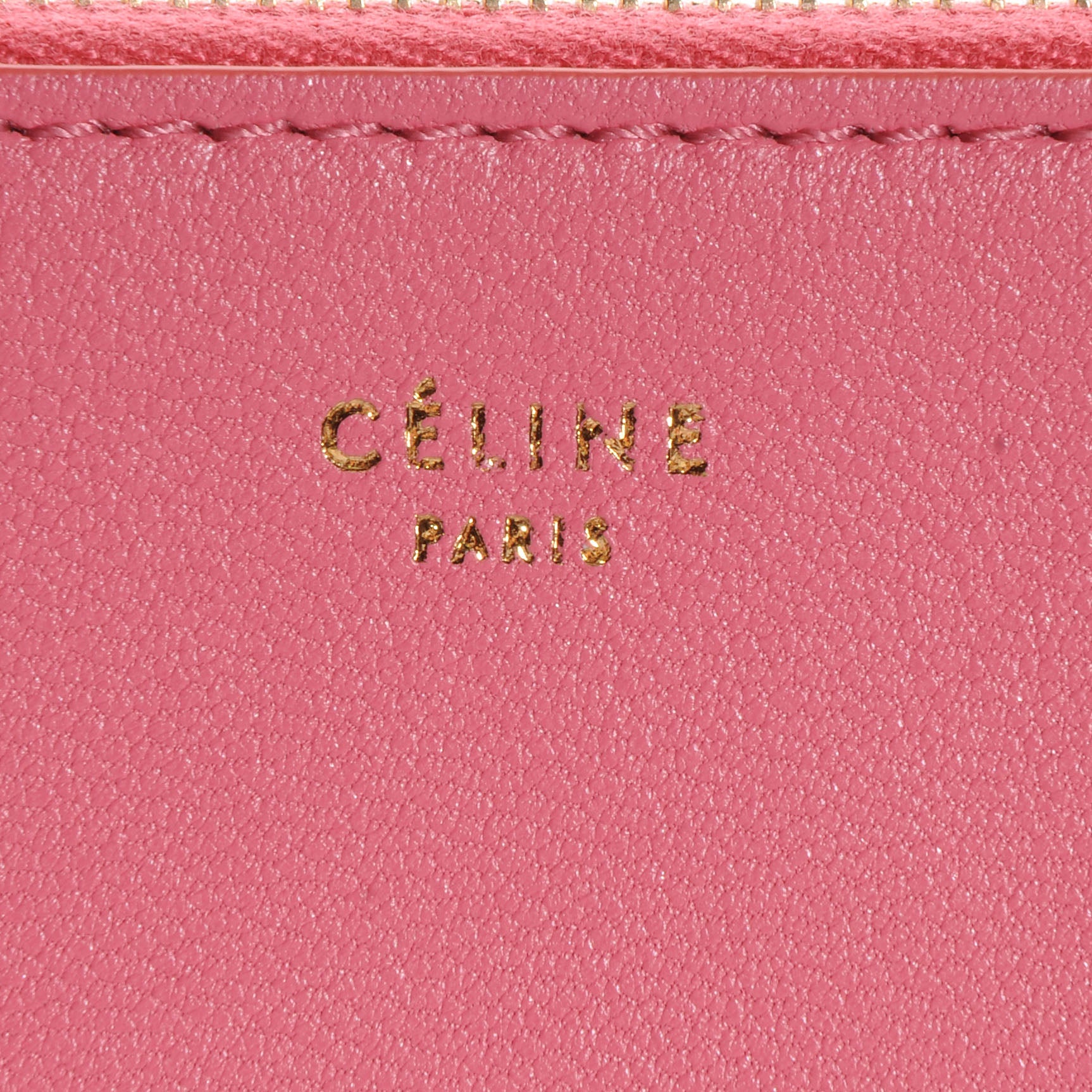 Celine Lambskin Bi-Color Solo Clutch Rust 10 of 10