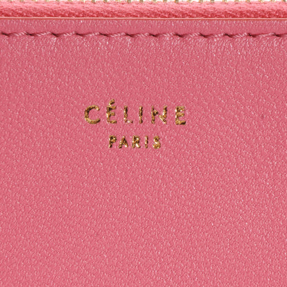 Celine Lambskin Bi-Color Solo Clutch Rust 10 of 10