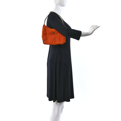Prada Tessuto Nylon Sport Shoulder Bag Orange 2 of 13