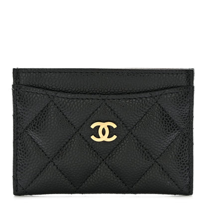 Chanel Caviar Quilted Card Holder Black 1 of 9