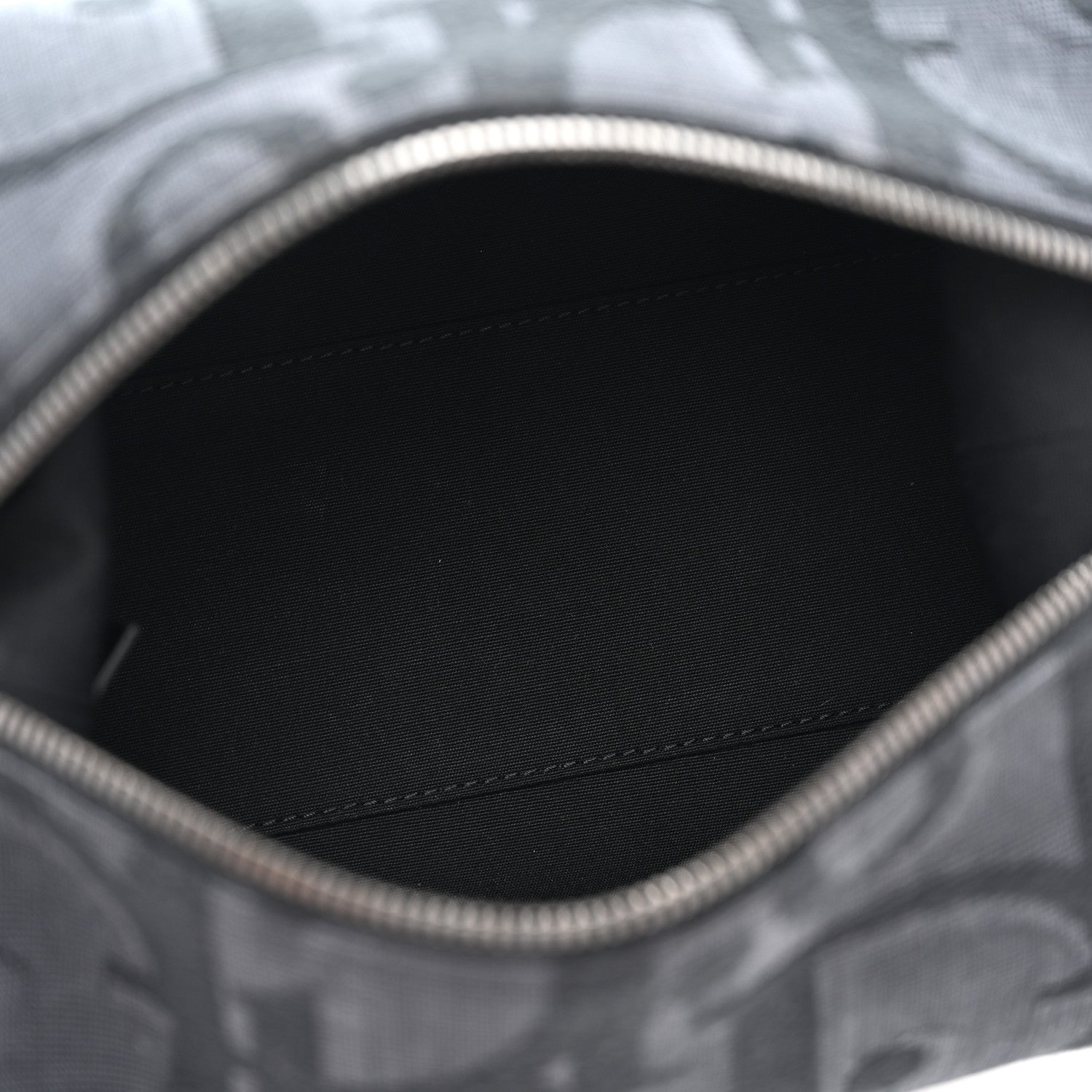 Christian Dior Maxi Oblique Jacquard Toiletry Pouch Black 5 of 9