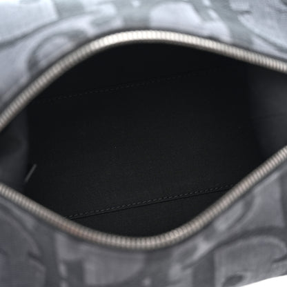 Christian Dior Maxi Oblique Jacquard Toiletry Pouch Black 5 of 9