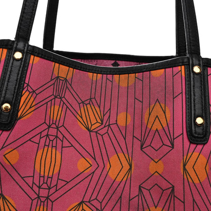 MCM Visetos Large Project Reversible Shopper Tote Pink 18 of 18