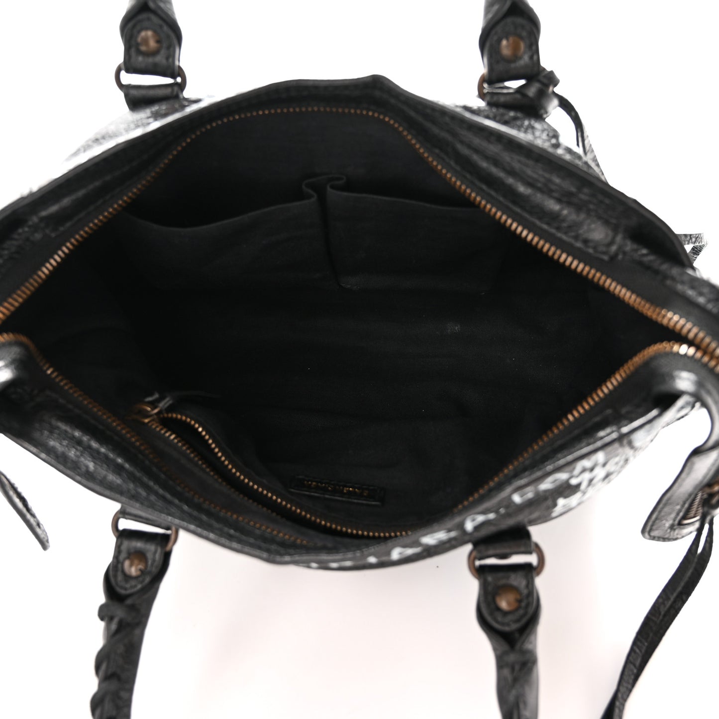 Agneau Classic Hardware Graffiti All Over S City Black Black