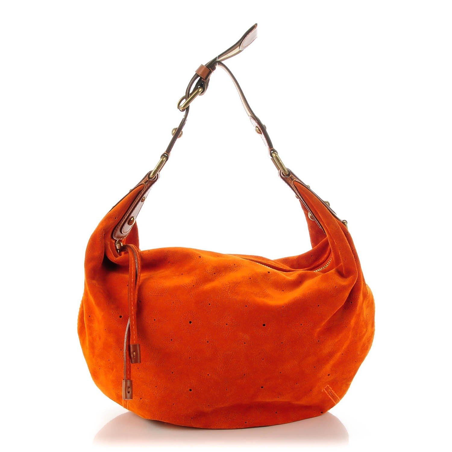 Louis Vuitton Suede Mahina Onatah GM Orange 1 of 7