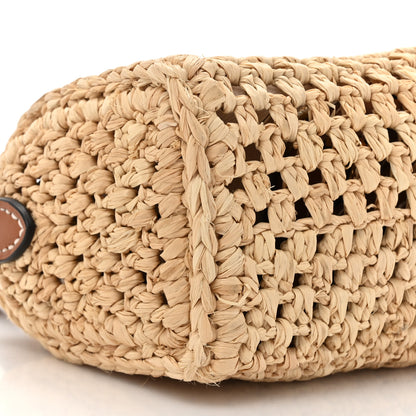 Louis Vuitton Raffia Nano Speedy Natural Tan 9 of 10