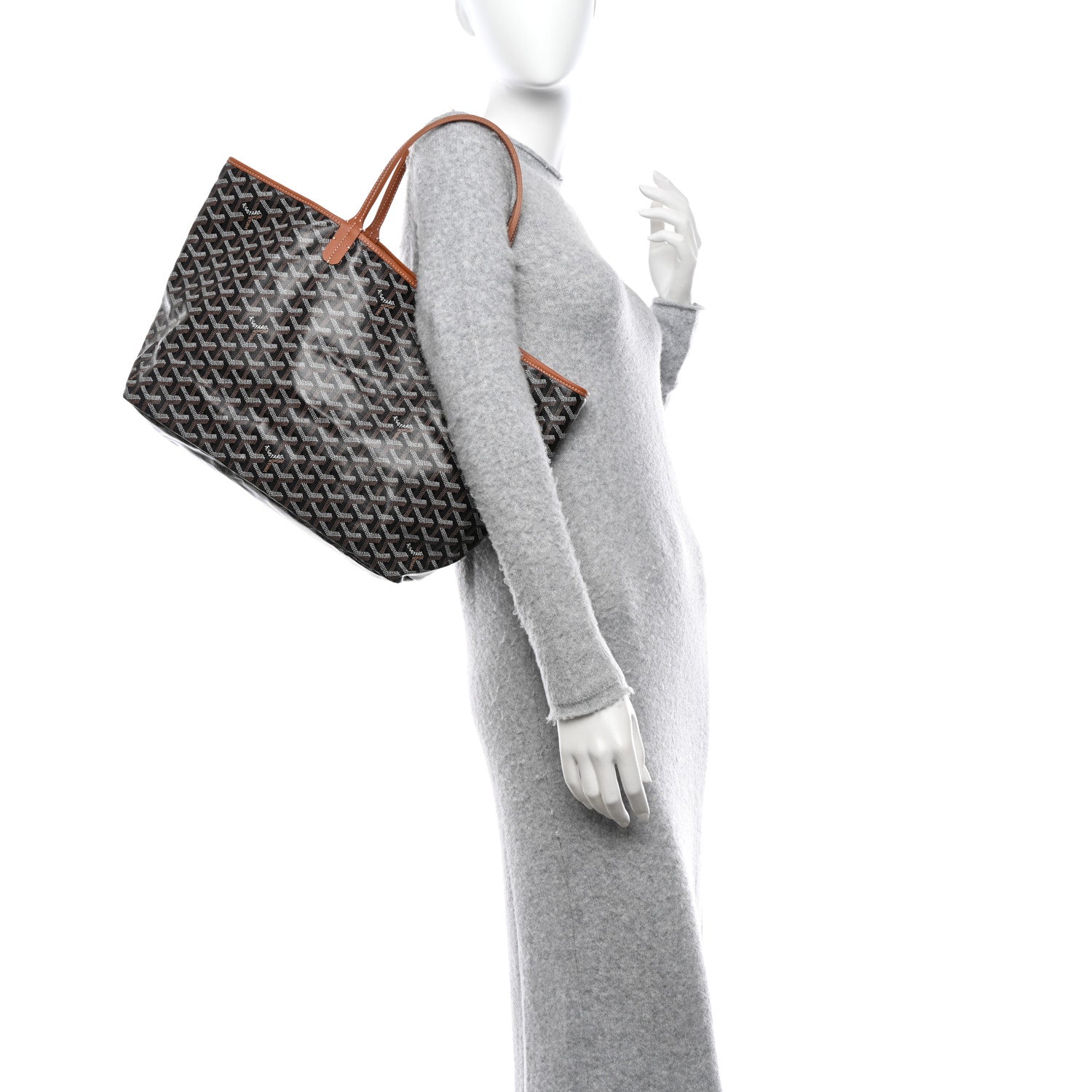 Goyard Goyardine Saint Louis PM Black Gold 2 of 11