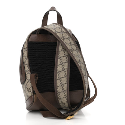 Gucci GG Supreme Monogram Calfskin Web Small Ophidia Day Backpack Beige Ebony New Acero 3 of 10